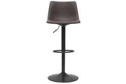 Miliboo Tabouret De Bar-Tabourets de bar vintage réglables pivotants marron (lot de 2) NEW ROCK