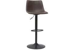Miliboo Tabouret De Bar-Tabourets de bar vintage réglables pivotants marron (lot de 2) NEW ROCK