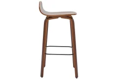 Miliboo Tabouret De Bar-Tabourets de bar vintage noyer H68 cm (lot de 2) OBRA
