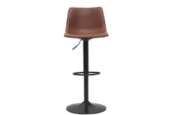 Miliboo Tabouret De Bar-Tabourets de bar vintage réglables pivotants marron clair (lot de 2) NEW ROCK