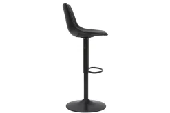 Miliboo Tabouret De Bar-Tabourets de bar vintage réglables pivotants noirs (lot de 2) NEW ROCK
