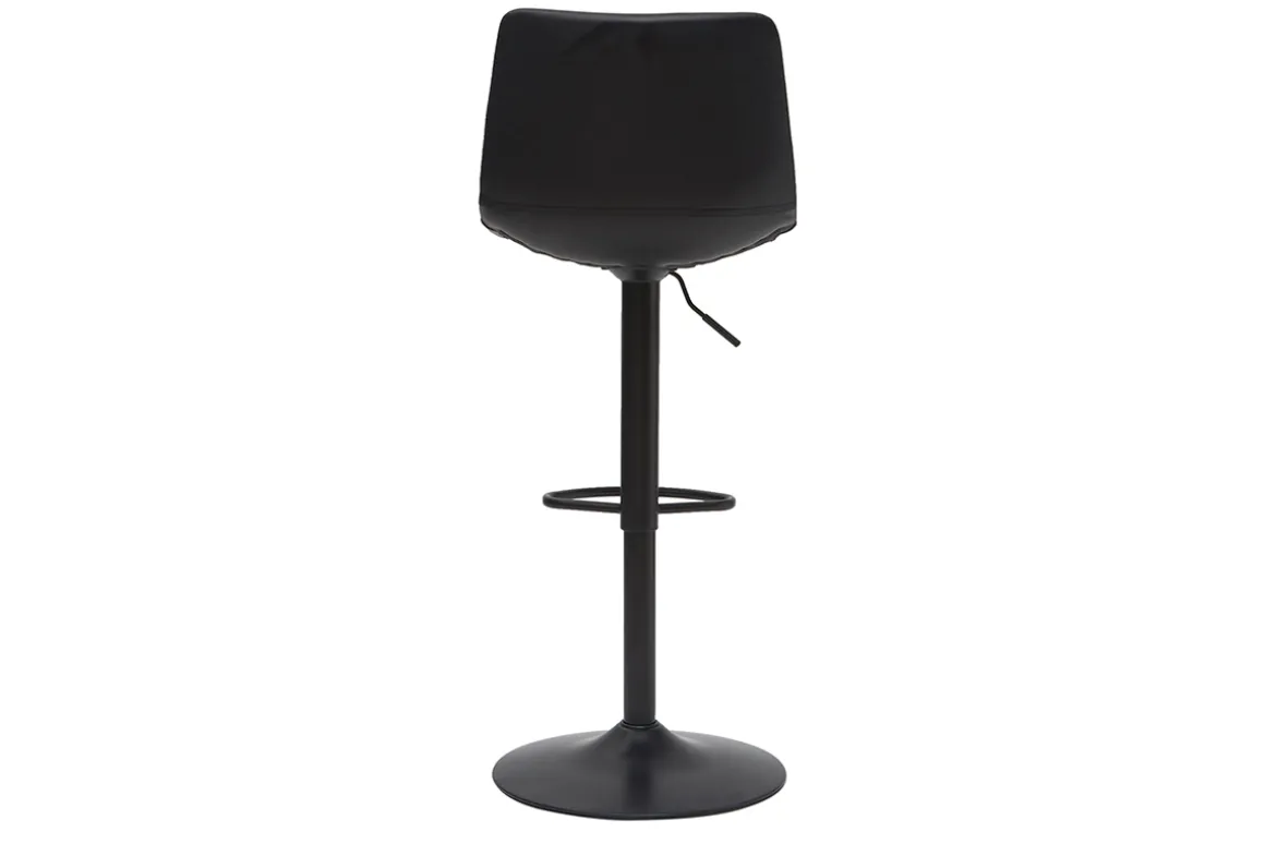 Miliboo Tabouret De Bar-Tabourets de bar vintage réglables pivotants noirs (lot de 2) NEW ROCK
