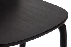 Miliboo Tabouret De Bar-Tabourets de bar vintage bois noir H68 cm (lot de 2) OBRA