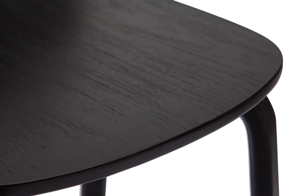 Miliboo Tabouret De Bar-Tabourets de bar vintage bois noir H68 cm (lot de 2) OBRA