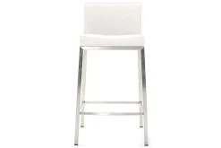 Miliboo Tabouret De Bar-Tabourets design blanc H66 cm (lot de 2) EPSILON