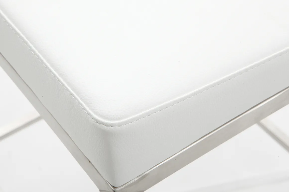 Miliboo Tabouret De Bar-Tabourets design blanc H66 cm (lot de 2) EPSILON