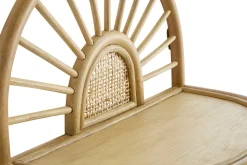 Miliboo Table De Chevet|Etagère Murale-Étagères murales en rotin naturel et cannage L40 cm (lot de 2) BOW