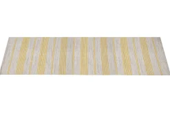 Miliboo Tapis-Tapis de couloir en coton jaune et beige 60 x 200 cm CABOURG