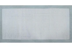 Miliboo Tapis-Tapis de couloir en coton bleu perle 60 x 200 cm ASTER