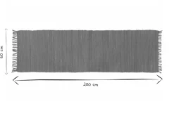 Miliboo Tapis-Tapis de couloir taupe 60 x 200 cm AUBAGNE