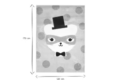 Miliboo Accessoire & Déco Enfant|Tapis-Tapis enfant avec imprimé animal 120x170 cm SWEET