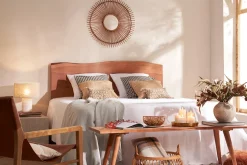 Miliboo Tête De Lit-Tête de lit à poser en bois massif L160 cm BOHEMIAN