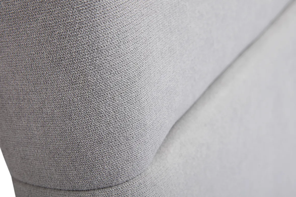 Miliboo Tête De Lit-Tête de lit à poser en tissu effet velours gris L164 cm CHELSEA