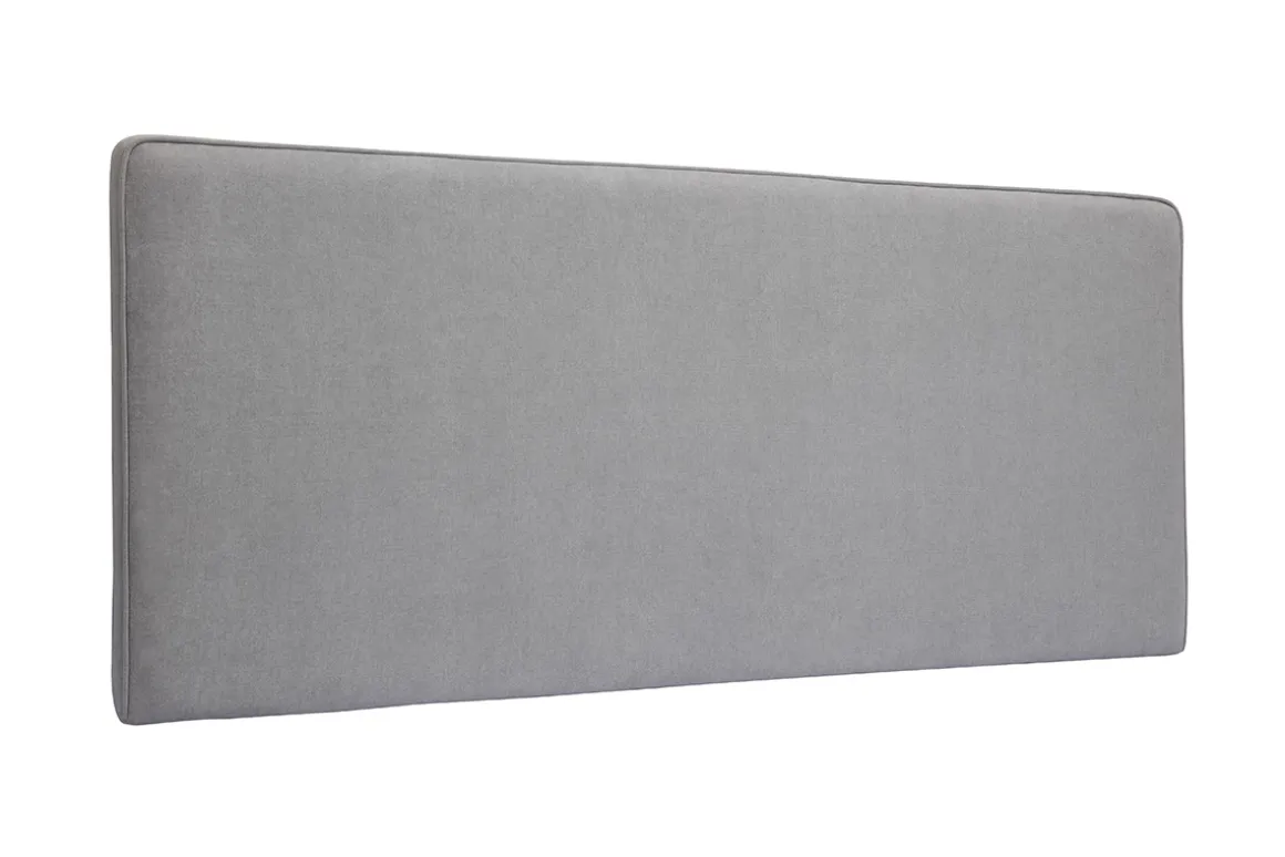 Miliboo Tête De Lit-Tête de lit à suspendre en tissu effet velours gris L180 cm LILY