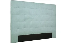 Miliboo Tête De Lit-Tête de lit capitonnée en tissu effet velours vert lagon L160 cm HALCIONA