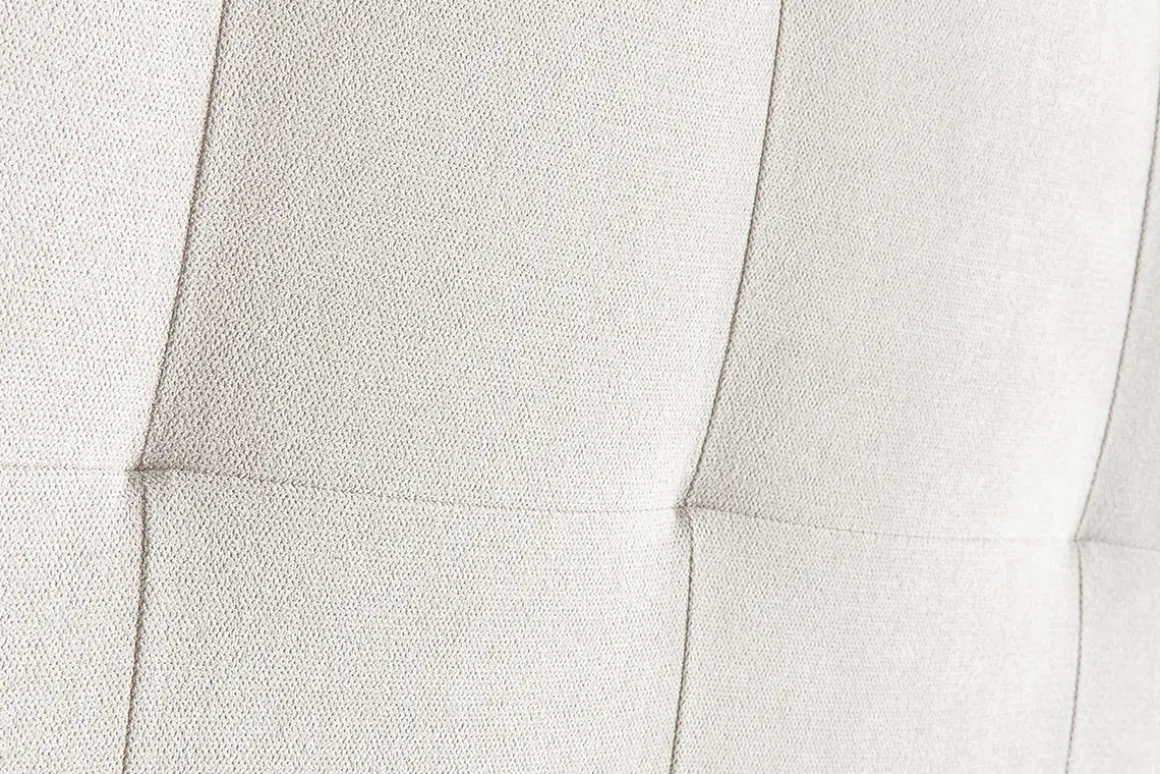 Miliboo Tête De Lit-Tête de lit capitonnée en tissu beige clair naturel L160 cm HALCIONA