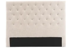 Miliboo Tête De Lit-Tête de lit capitonnée en tissu naturel L160 cm ENGUERRAND