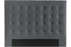 Miliboo Tête De Lit-Tête de lit capitonnée gris foncé L160 cm HALCIONA