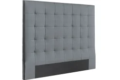 Miliboo Tête De Lit-Tête de lit capitonnée gris foncé L160 cm HALCIONA