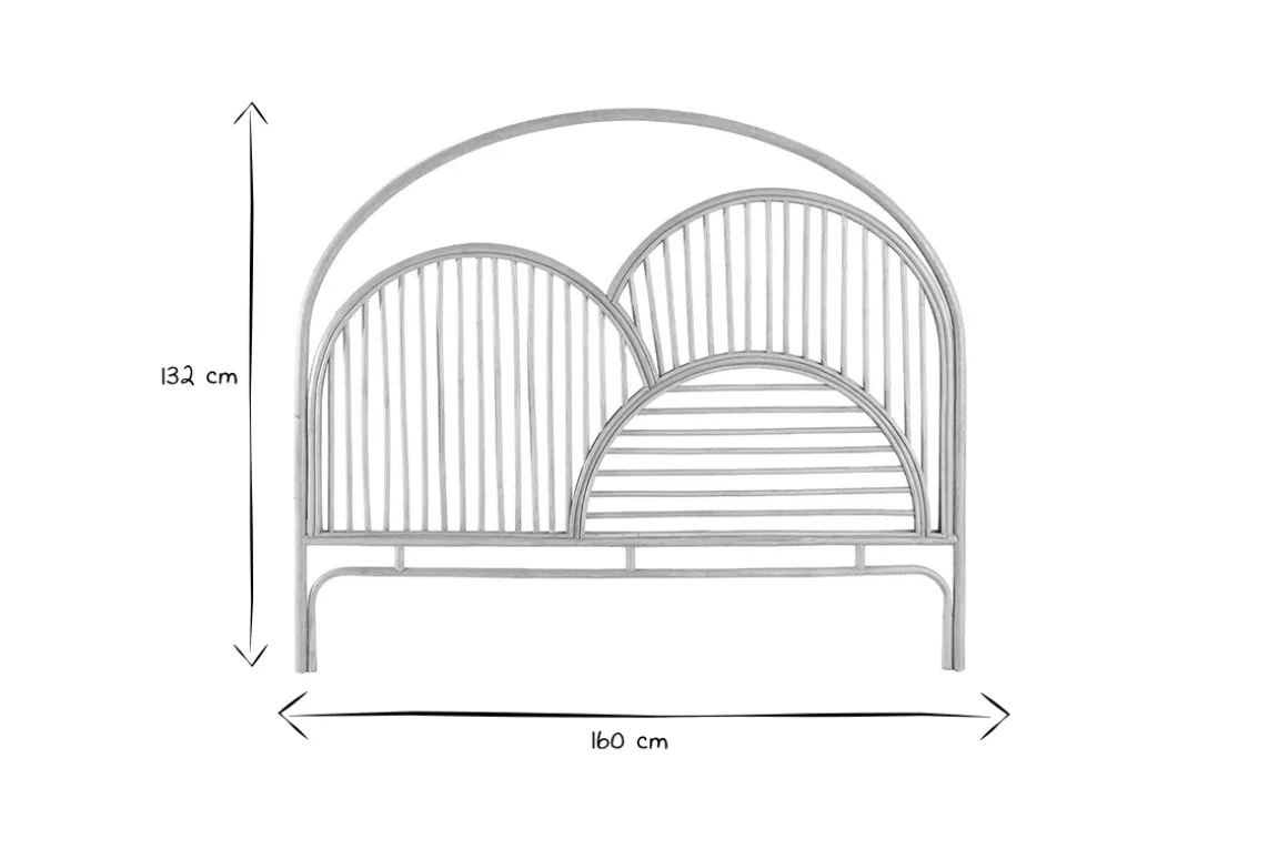 Miliboo Tête De Lit-Tête de lit déco en rotin naturel L160 cm PAHOLA