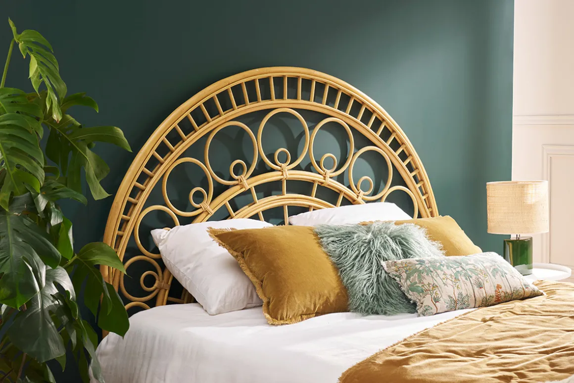 Miliboo Tête De Lit-Tête de lit déco en rotin naturel L160 cm SORAYA