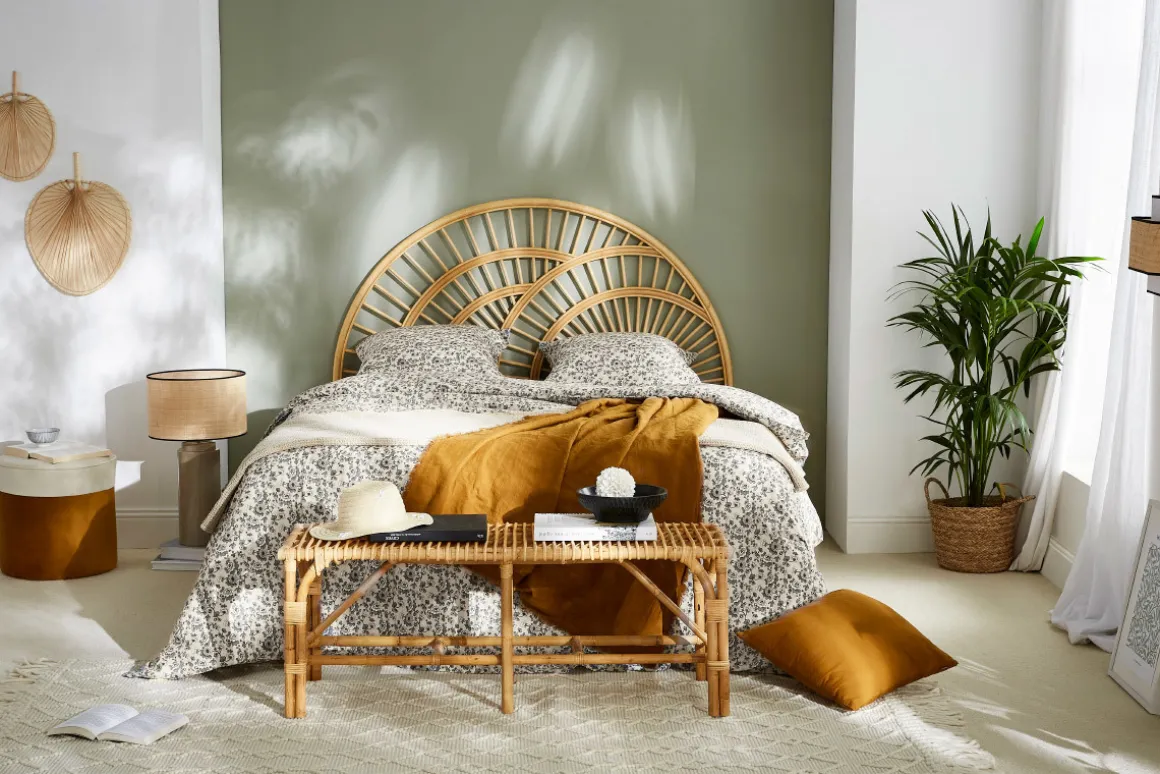 Miliboo Tête De Lit-Tête de lit déco en rotin naturel L160 cm SUNNY