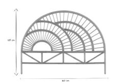 Miliboo Tête De Lit-Tête de lit déco en rotin naturel L160 cm SUNNY