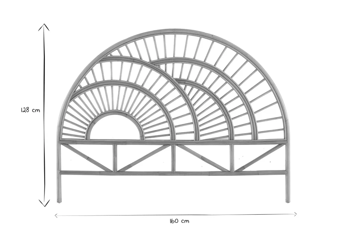 Miliboo Tête De Lit-Tête de lit déco en rotin naturel L160 cm SUNNY