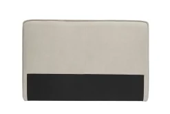 Miliboo Tête De Lit-Tête de lit en tissu effet velours beige naturel L175 cm MARCIA