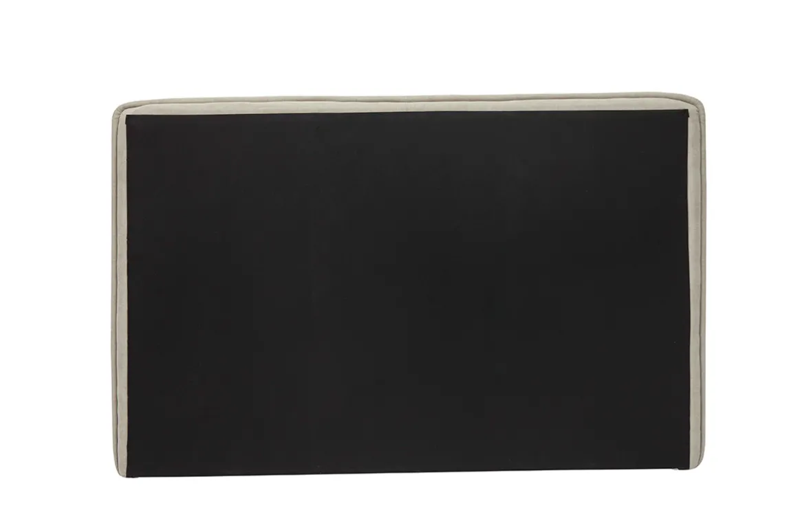 Miliboo Tête De Lit-Tête de lit en tissu effet velours beige naturel L175 cm MARCIA