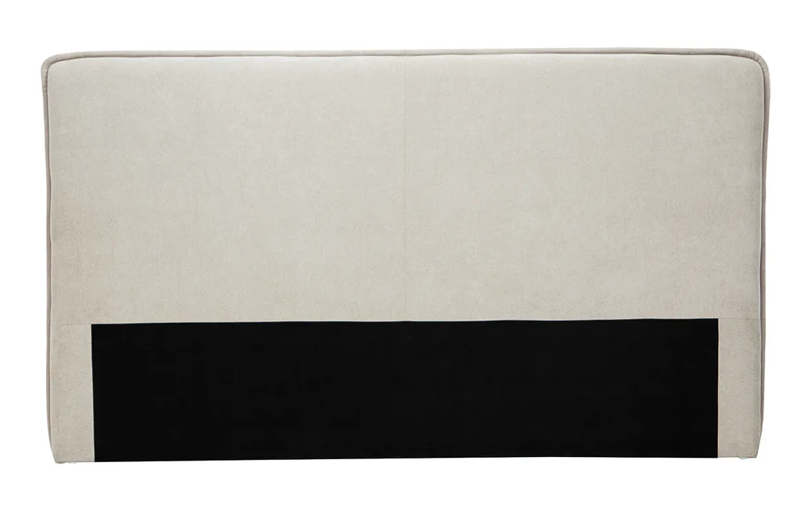 Miliboo Tête De Lit-Tête de lit en tissu effet velours naturel L196 cm MARCIA