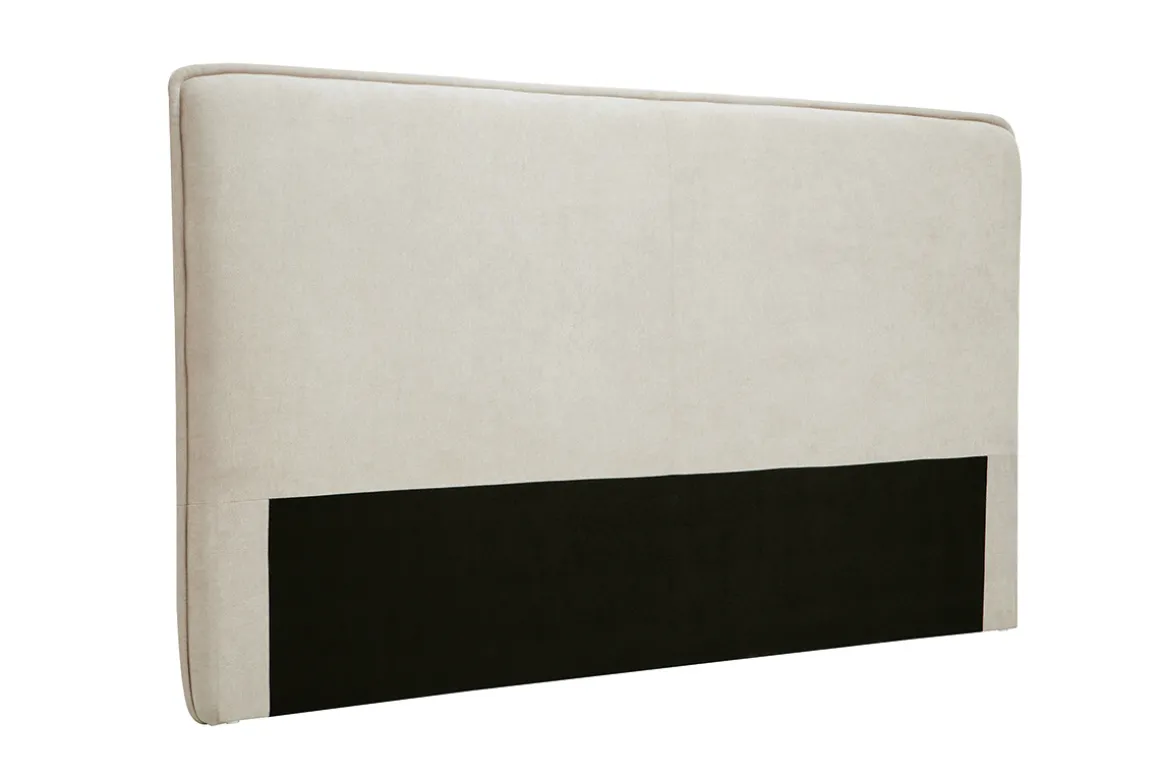 Miliboo Tête De Lit-Tête de lit en tissu effet velours naturel L196 cm MARCIA