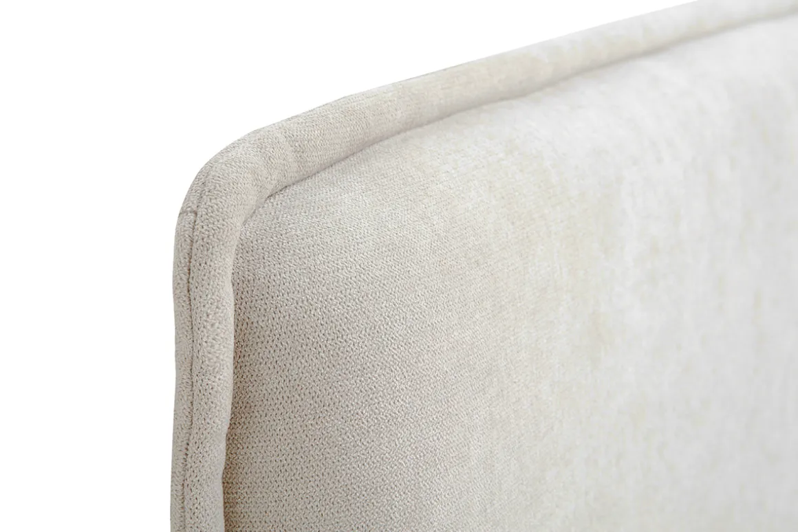 Miliboo Tête De Lit-Tête de lit en tissu effet velours naturel L196 cm MARCIA