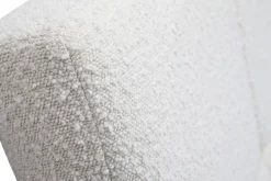 Miliboo Tête De Lit-Tête de lit en tissu effet laine bouclée blanc L160 cm CLOVIS