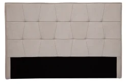 Miliboo Tête De Lit-Tête de lit en tissu effet velours beige naturel L170 cm SUKA