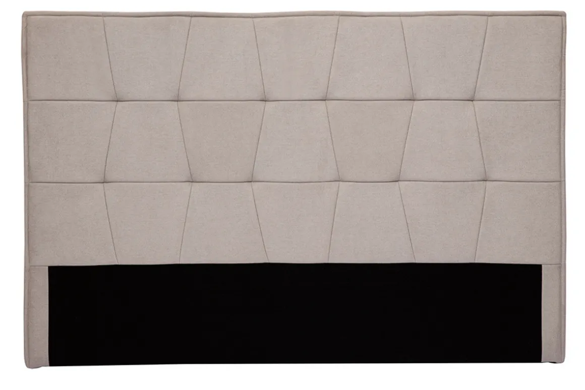 Miliboo Tête De Lit-Tête de lit en tissu effet velours beige naturel L170 cm SUKA