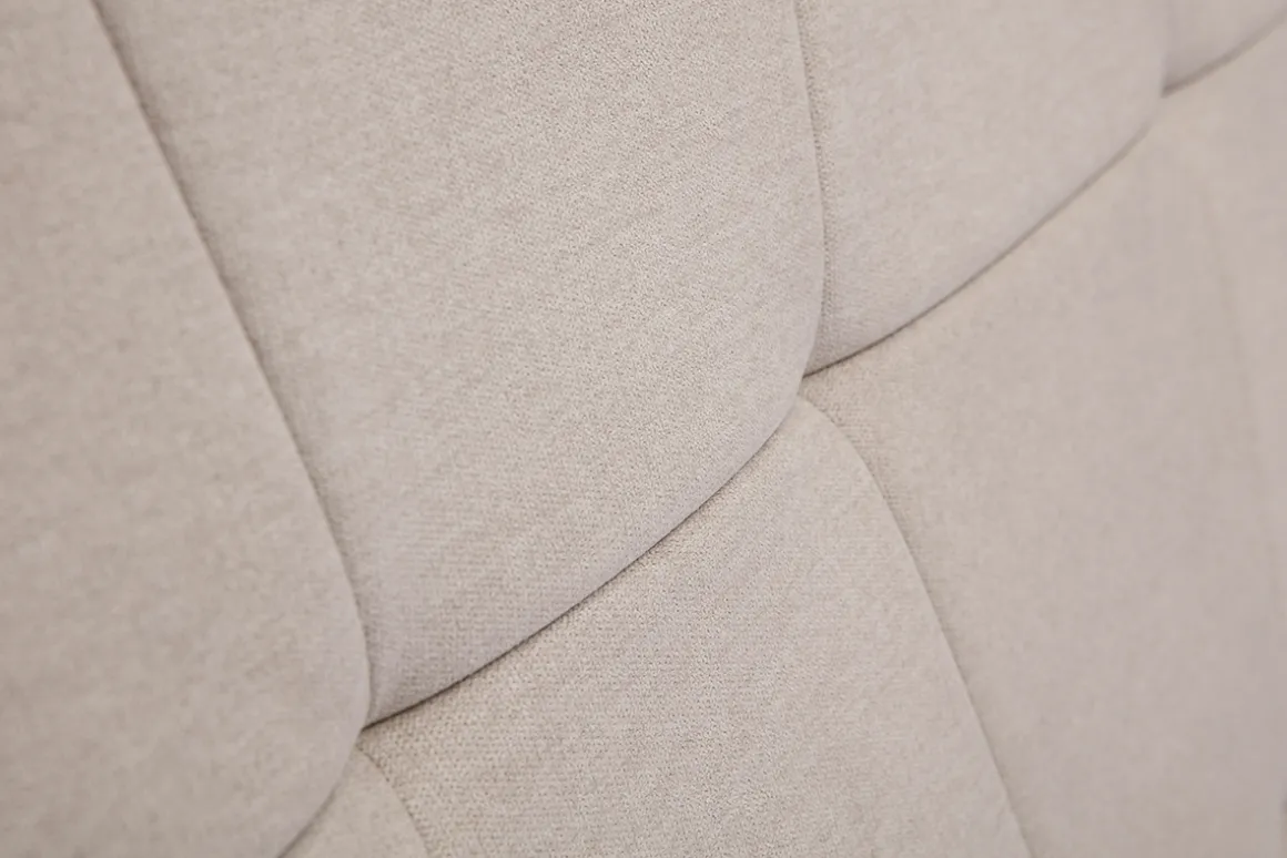 Miliboo Tête De Lit-Tête de lit en tissu effet velours beige naturel L170 cm SUKA