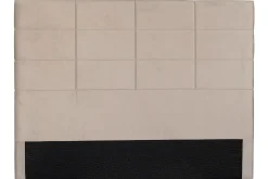 Miliboo Tête De Lit-Tête de lit moderne en tissu velours taupe L160 cm ANATOLE