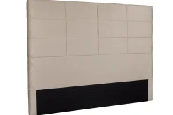 Miliboo Tête De Lit-Tête de lit moderne en tissu velours taupe L160 cm ANATOLE