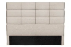 Miliboo Tête De Lit-Tête de lit moderne en tissu beige naturel L160 cm ANATOLE