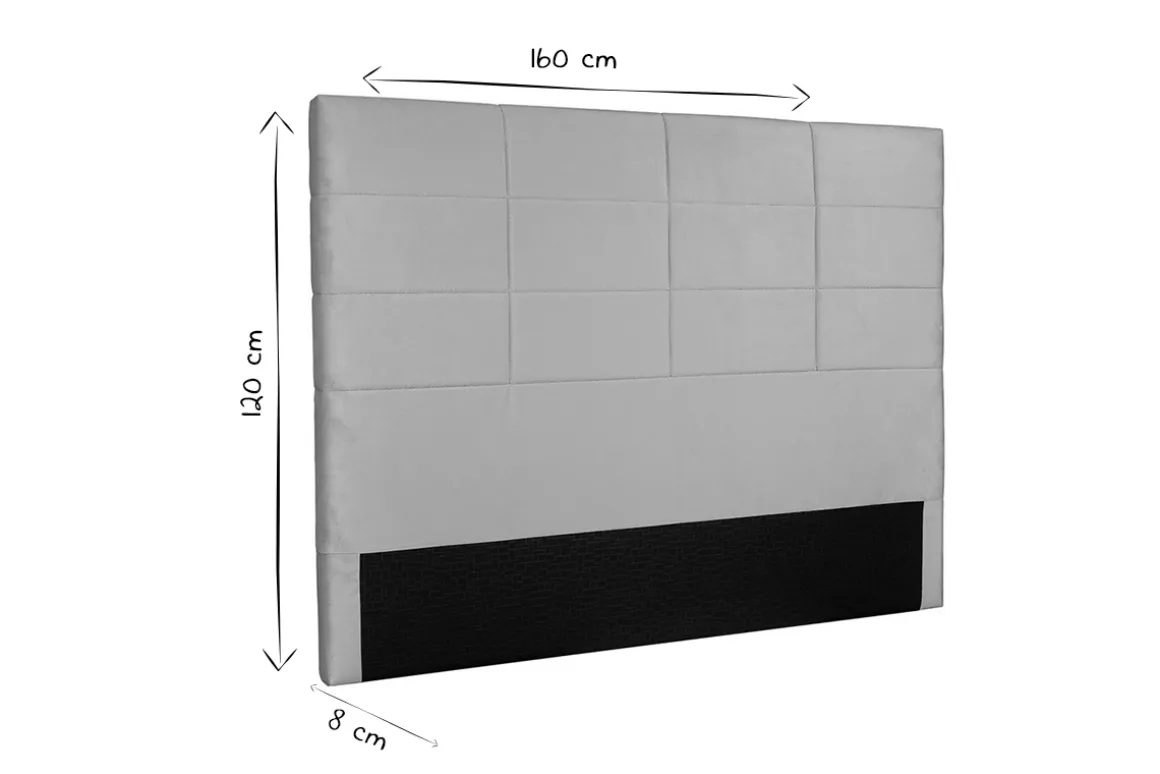 Miliboo Tête De Lit-Tête de lit moderne en tissu beige naturel L160 cm ANATOLE