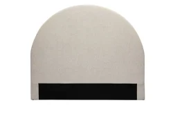 Miliboo Tête De Lit-Tête de lit ronde en tissu beige L160 cm NAOMY