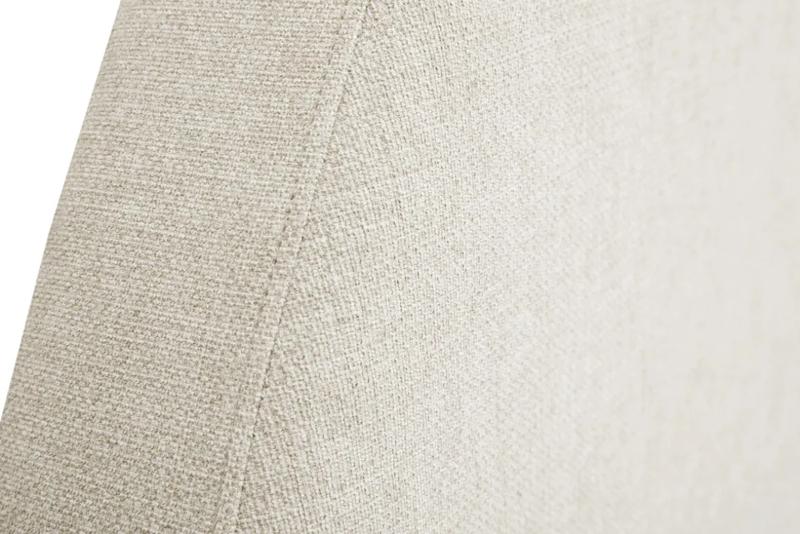 Miliboo Tête De Lit-Tête de lit ronde en tissu beige L160 cm NAOMY